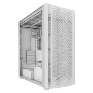 GABINETE CORSAIR (CC-9011274-WW) ICUE LINK 9000 AIRFLOW,CRISTAL TEMP,SUPER TORRE,SIN FUENTE,BLANCO