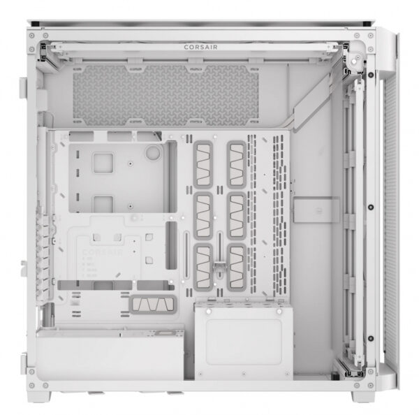 GABINETE CORSAIR (CC-9011274-WW) ICUE LINK 9000 AIRFLOW,CRISTAL TEMP,SUPER TORRE,SIN FUENTE,BLANCO - Imagen 4