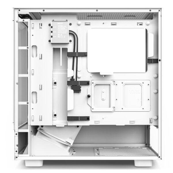 GAB NZXT H5 ELITE COMPACT WHITE ATX 2.5X2,3.5X1, USB3.2 TIPO A, USB3.2 TIPO C - Imagen 6
