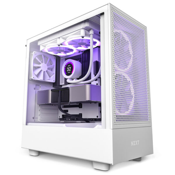 GAB NZXT H5 FLOW COMPACT BLANCO, ATX