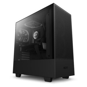 GAB NZXT H5 FLOW BLACK ATX CRISTAL TEMPLADO, 1 USB 3.2, 1 USB TIPOC 3.2.
