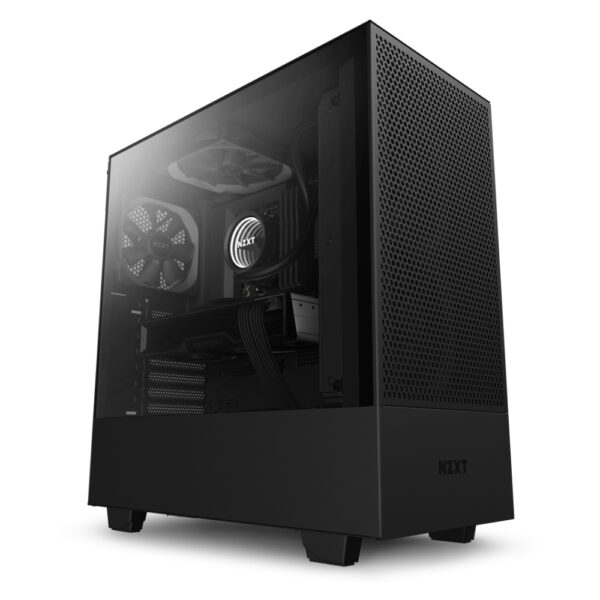 GAB NZXT H5 FLOW BLACK ATX CRISTAL TEMPLADO, 1 USB 3.2, 1 USB TIPOC 3.2.