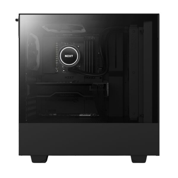 GAB NZXT H5 FLOW BLACK ATX CRISTAL TEMPLADO, 1 USB 3.2, 1 USB TIPOC 3.2. - Imagen 4