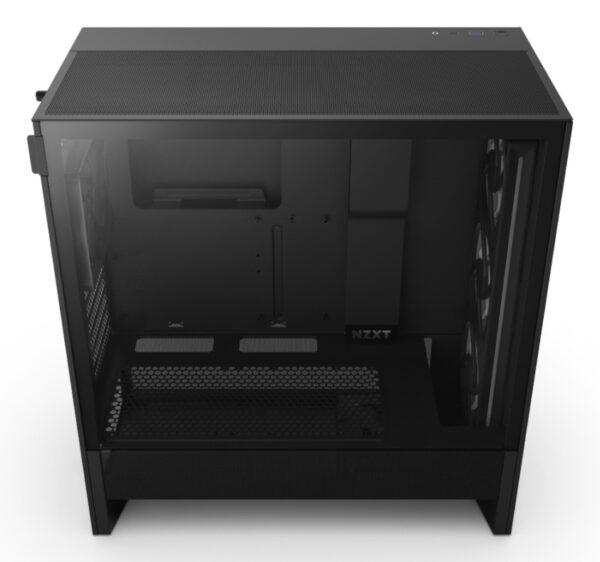 GAB NZXT H5 FLOW RGB BLACK ATX CRISTAL TEMPLADO, 1 USB 3.2, 1 USB TIPO C 3.2. - Imagen 5