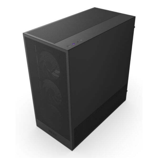 GAB NZXT H5 FLOW RGB BLACK ATX CRISTAL TEMPLADO, 1 USB 3.2, 1 USB TIPO C 3.2. - Imagen 2
