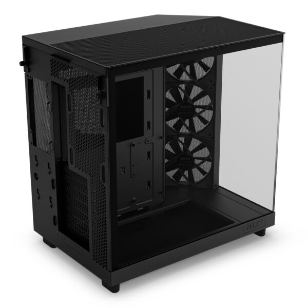 GAB NZXT H6 FLOW NEGRO, ATX - Imagen 3