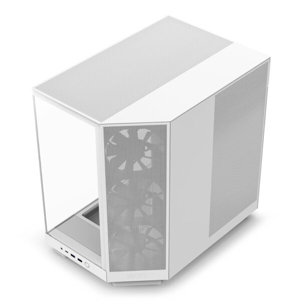 GAB NZXT H6 FLOW BLANCO CRISTAL TEMP ATX