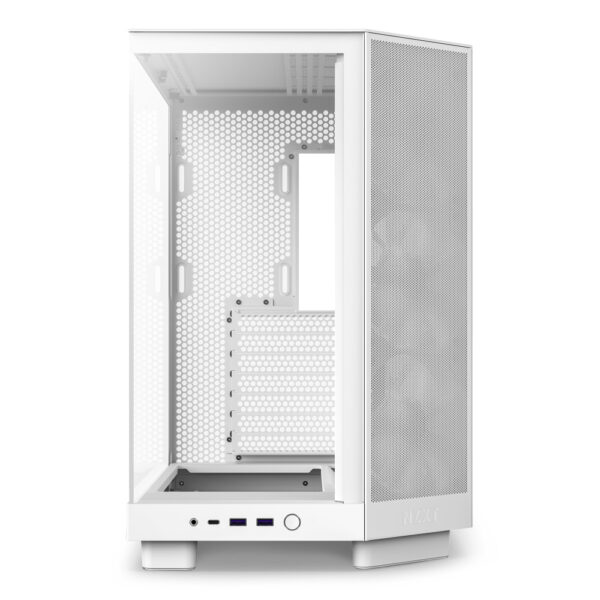 GAB NZXT H6 FLOW RGB BLANCO ATX - Imagen 2