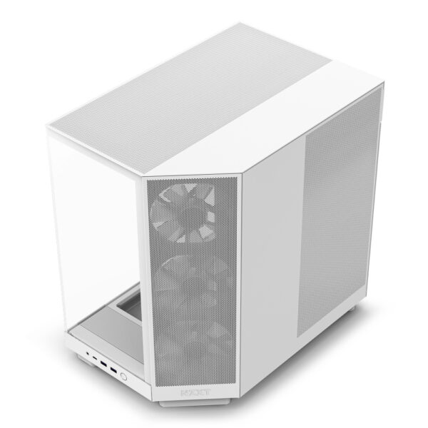 GAB NZXT H6 FLOW RGB BLANCO ATX - Imagen 4