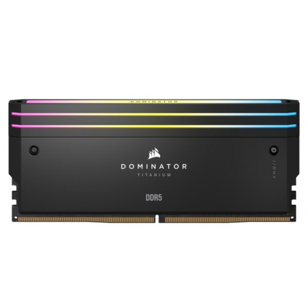 MEMORIA DIMM DDR5 CORSAIR (CMP64GX5M2B6400C32) 64GB 6400MHZ (2X32GB) DOMINATOR TITANIUM,NEGRO - Imagen 3