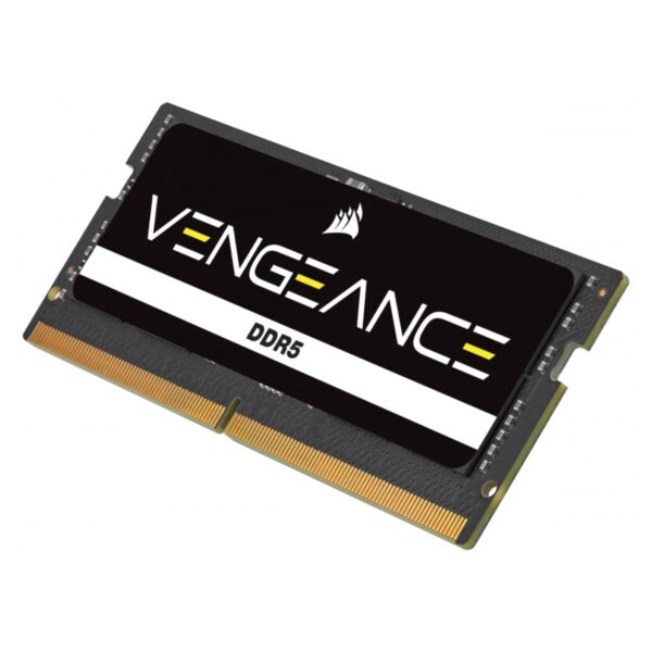 MEMORIA SODIMM DDR5 CORSAIR (CMSX16GX5M1A5600C48) 16GB 5600MHZ (1X16GB) VENGEANCE,NEGRO CL48 - Imagen 3