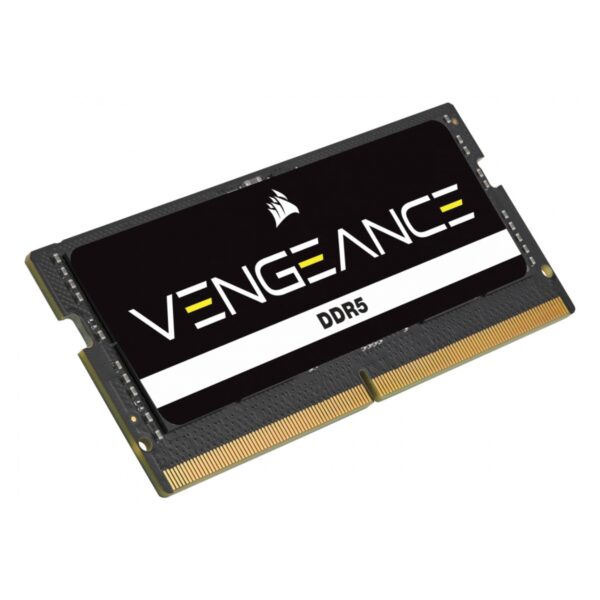 MEMORIA SODIMM DDR5 CORSAIR (CMSX32GX5M1A5200C44) 32GB 5200MHZ (1X32GB) VENGEANCE,NEGRO CL44 - Imagen 2