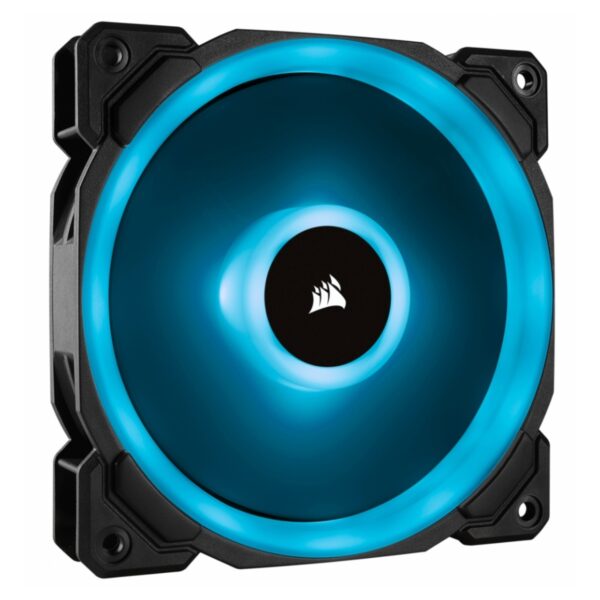 VENTILADOR GABINETE CORSAIR (CO-9050072-WW) LL120RGB,LUZ DUAL,120MM PWM,3*FAN,NODE INCLUIDO,NEGRO - Imagen 2