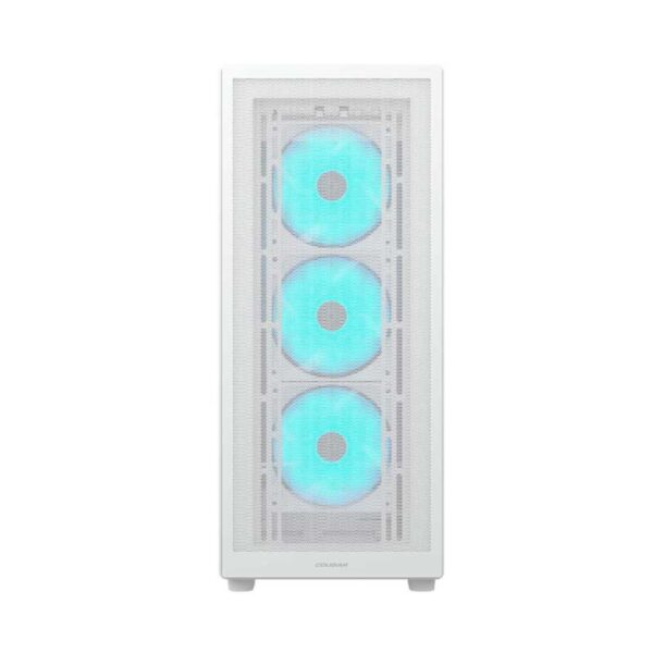 GAB COUGAR MX220 BLANCO RGB CRIST TEMP ATX - Imagen 2