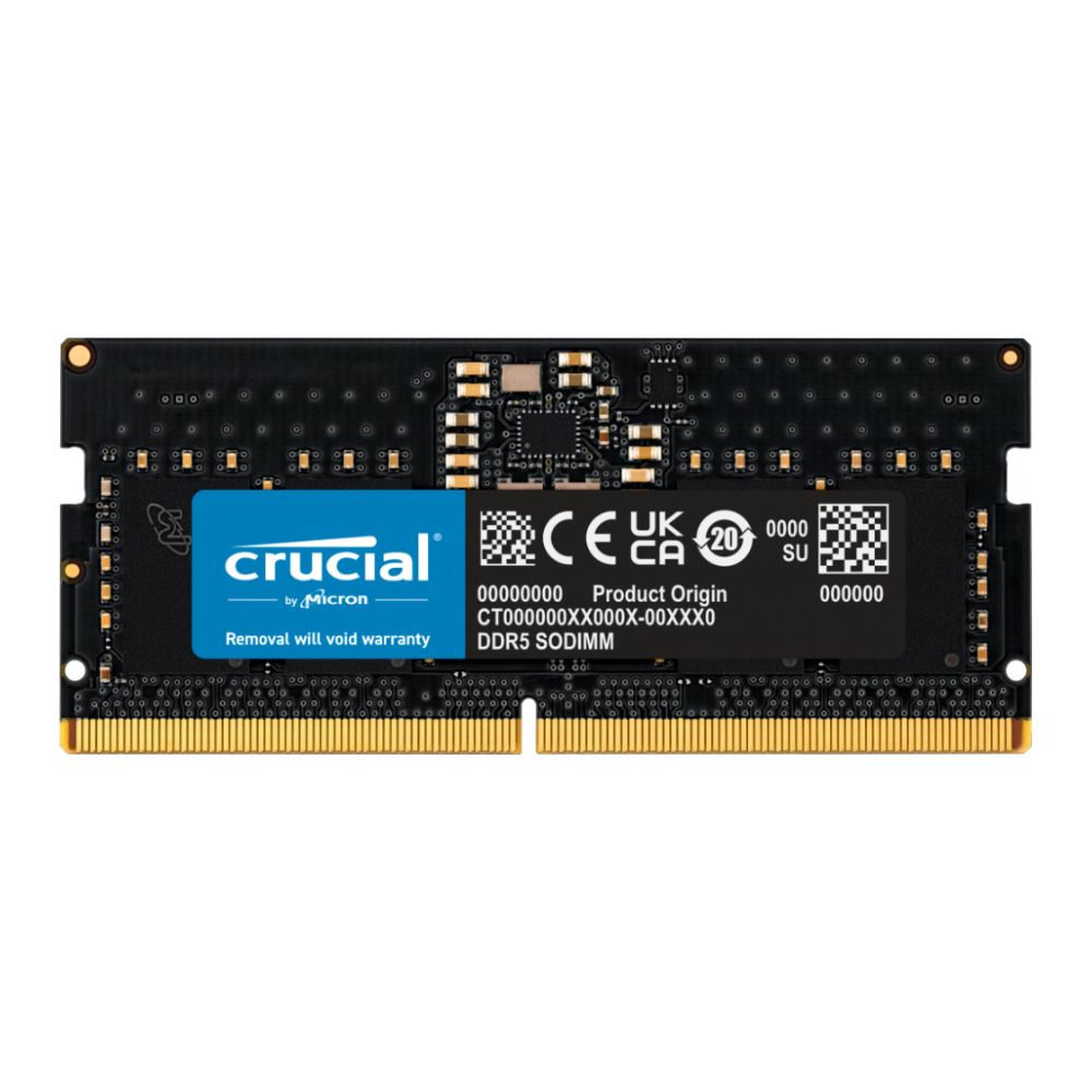 MEMORIA SODIMM DDR5 CRUCIAL (CT8G48C40S5) 8GB 4800MHZ, CL40