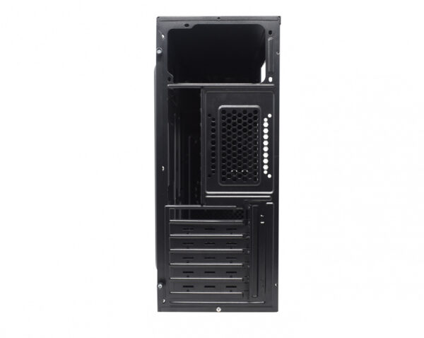 GABINETE EVOTEC (EV-1015) BARDI,MICRO ATX,FUENTE 600W,2*USB 2.0,NEGRO - Imagen 2