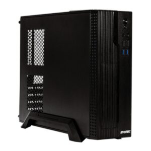 GABINETE EVOTEC (EV-1022) VALENCIA,MICRO ATX,FUENTE 600W,2*USB 3.0,2*USB 2.0,NEGRO