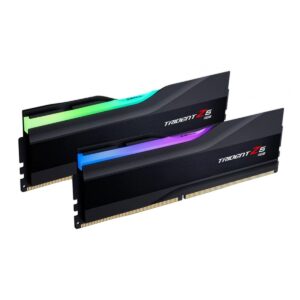 MEMORIA RAM DIMM GSKILL TRIDENT Z RGB 32GB  16GBX2  DDR5 5200MHZ LED NEGRO F5 5200J4040A16GX2 TZ5RK