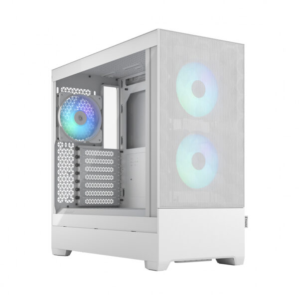GAB FRACTAL DESIGN POP AIR BLANCO TG CLEAR RGB, ATX