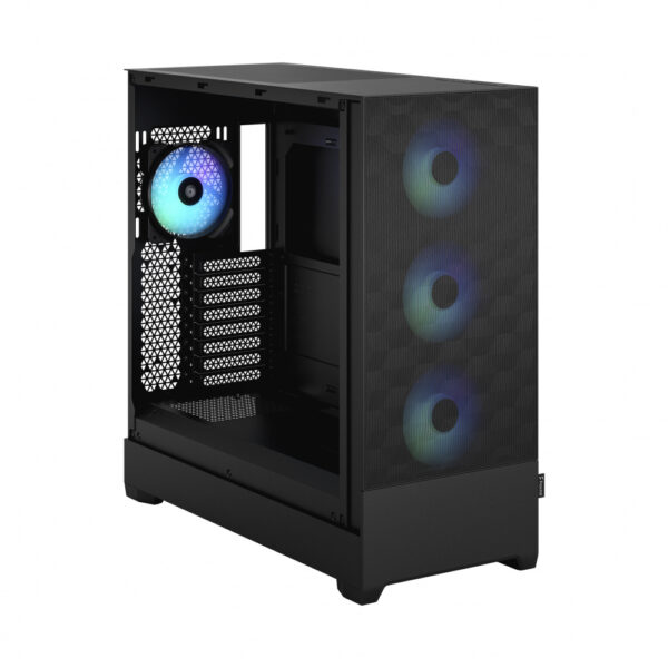 GAB FRACTAL POP XL AIR TG CLEAR NEGRO RGB EATX - Imagen 2