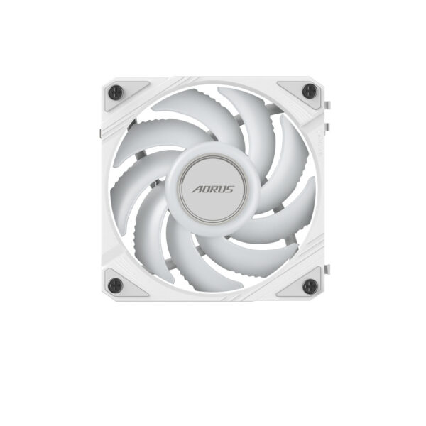 VENTILADOR AOURS EZ CHAIN FAN 120 ICE 1x120MM ARGB FAN 60CFM BLANCO GP ECFAN1201 ICE - Imagen 5