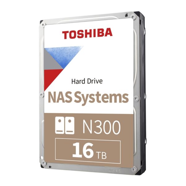 DISCO DURO INTERNO TOSHIBA N300 NAS 16TB 3.5P 7200RPM 512MB HDWG51GXZSTA