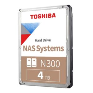 DISCO DURO INTERNO TOSHIBA N300 NAS 4TB 7200RPM Y 256MB CACHE HDWG740XZSTC