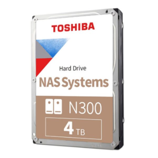 DISCO DURO INTERNO TOSHIBA N300 NAS 4TB 7200RPM Y 256MB CACHE HDWG740XZSTC