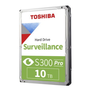 DISCO DURO INTERNO TOSHIBA S300 PARA VIDEOVIGILANCIA 10TB 5400RPM Y 128MB CACHE HDWTA1AUZSVAR