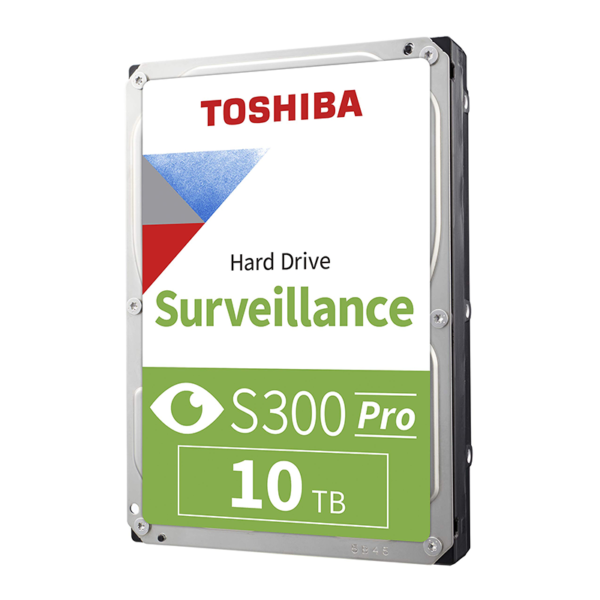 DISCO DURO INTERNO TOSHIBA S300 PARA VIDEOVIGILANCIA 10TB 5400RPM Y 128MB CACHE HDWTA1AUZSVAR