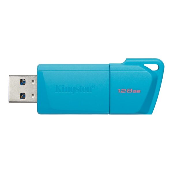MEMORIA USB KINGSTON DATA TRAVELER EXODIA 128GB TURQUESA KC U2L128 7LB