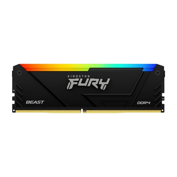 MEMORIA RAM DIMM KINGSTON FURY BEAST 32GB DDR4 3600MHZ CL18 NEGRO RGB KF436C18BB2A 32 - Imagen 2