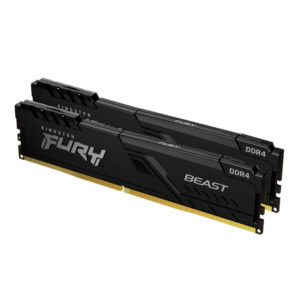 MEMORIA RAM DIMM KINGSTON FURY BEAST BLACK 64GB DDR4 3600MTS CL18 KIT 2 KF436C18BBK2 64