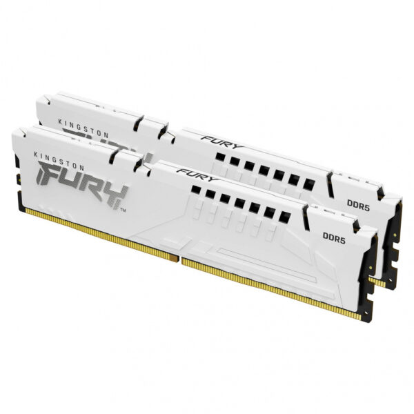 MEMORIA RAM DIMM KINGSTON FURY BEAST BLANCO XMP 64GB KIT DE 2 DDR5 5200MTS CL40 KF552C40BWK2 64