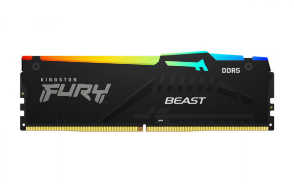 MEMORIA RAM DIMM KINGSTON FURY BEAST NEGRO RGB XMP 16GB DDR5 6000MTS CL30 KF560C30BBA 16 - Imagen 2