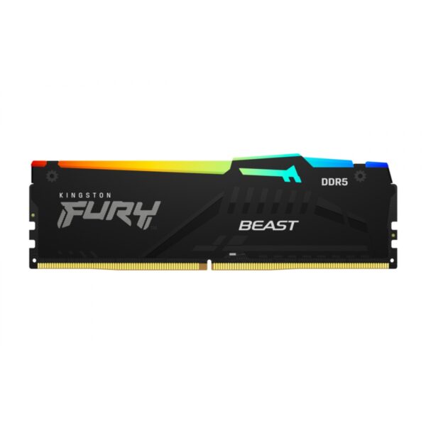 MEMORIA RAM DIMM KINGSTON FURY BEAST RGB EXPO 16GB DDR5 6000MTS CL30 NEGRO KF560C30BBEA 16 - Imagen 2