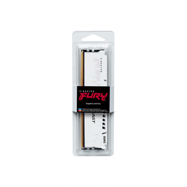 MEMORIA RAM DIMM KINGSTON FURY BEAST EXPO 16GB DDR5 6000MTS CL30 BLANCA KF560C30BW 16 - Imagen 4