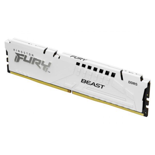MEMORIA RAM DIMM KINGSTON FURY BEAST BLANCO XMP 64GB KIT DE 2 DDR5 5200MTS CL40 KF552C40BWK2 64 - Imagen 2