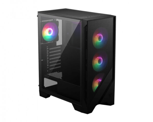 GABINETE MSI (MAG FORGE 120A AIRFLOW) NEGRO, VIDRIO TEMPLADO, 6*VENTILADOR AUTO RGB, ATX, S/FUENTE - Imagen 2