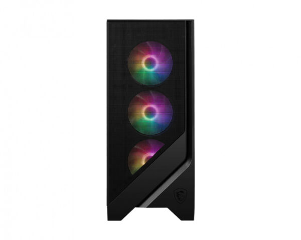 GABINETE MSI (MAG FORGE 120A AIRFLOW) NEGRO, VIDRIO TEMPLADO, 6*VENTILADOR AUTO RGB, ATX, S/FUENTE - Imagen 3