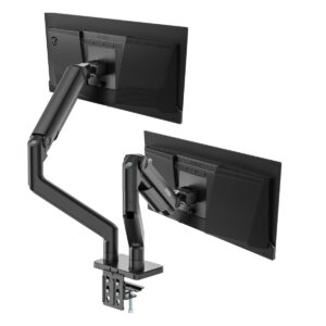 BRAZO DE SOPORTE PARA MONITOR MSI (MAG MT201D) NEGRO, MONTAJE DE MESA, P/PANTALLA 17"-45", DOBLE