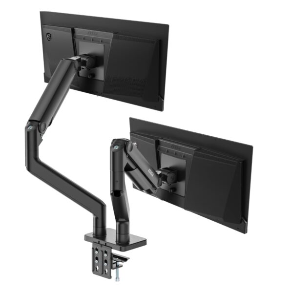 BRAZO DE SOPORTE PARA MONITOR MSI (MAG MT201D) NEGRO, MONTAJE DE MESA, P/PANTALLA 17"-45", DOBLE