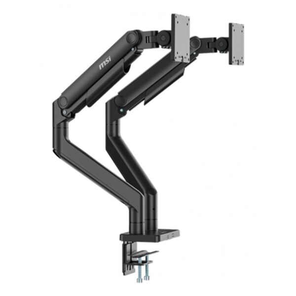 BRAZO DE SOPORTE PARA MONITOR MSI (MAG MT201D) NEGRO, MONTAJE DE MESA, P/PANTALLA 17"-45", DOBLE - Imagen 2