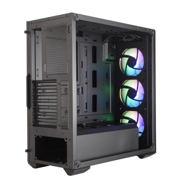 GABINETE COOLER MASTER MASTERBOX MB511 ARGB MEDIA TORRE PANEL FRONTAL DE MESH Y LATERAL VIDRIO TEMPL - Imagen 5