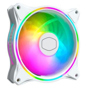 VENTILADOR P/GABINETE COOLER MASTER (MFL-B2DW-18NPA-R1) MASTERFAN MF120 HALO,BLANCO,ARGB,120 MM