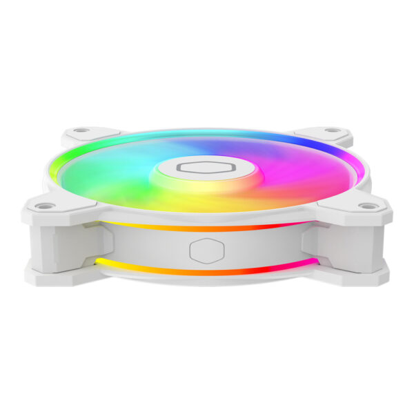 VENTILADOR P/GABINETE COOLER MASTER (MFL-B2DW-21NP2-R2) MASTERFAN MF120 HALO2,ARGB, 4PWM,BLANCO - Imagen 3