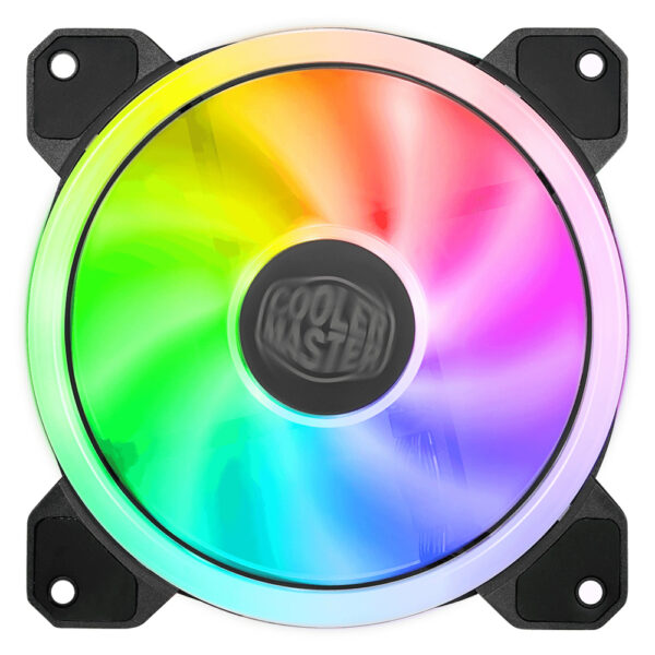 VENTILADOR P/GABINETE COOLER MASTER (MFW-B2DN-18NPA-S3) MASTERFAN MF120 S3,ARGB,4PWM,NEGRO - Imagen 3
