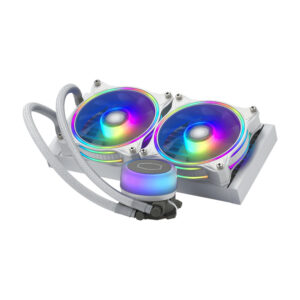 VENTILADOR P/CPU COOLER MASTER (MLX-D24M-A18PW-R1)MASTERLIQUID L240 ILLUSION,RGB,LGA1851/AM,BLANCO