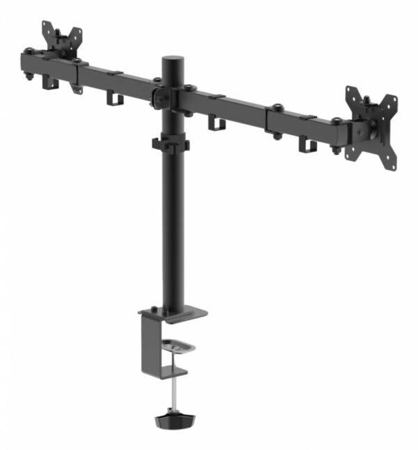 BRAZO DE SOPORTE PARA MONITOR NACEB (NA-0211) NEGRO, MONTAJE DE MESA, P/PANTALLAS 10"-32", DOBLE - Imagen 4