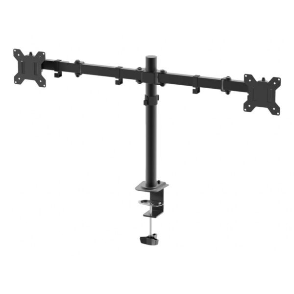 BRAZO DE SOPORTE PARA MONITOR NACEB (NA-0211) NEGRO, MONTAJE DE MESA, P/PANTALLAS 10"-32", DOBLE - Imagen 3